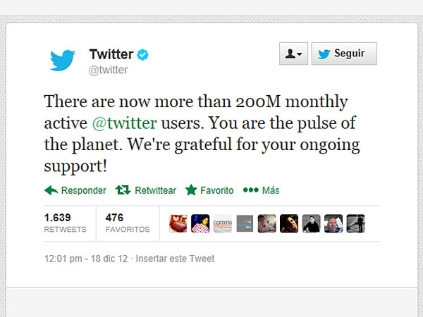 Twitter alcanza los 200 millones de usuarios